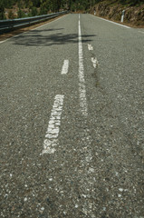 Close-up of paved road