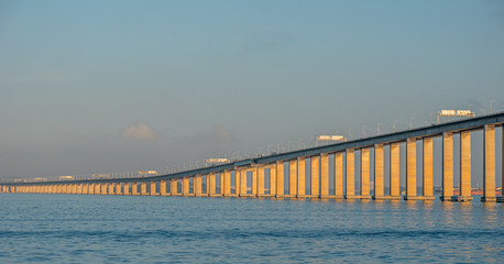 The Rio-Niterói Bridge at Guanabara Bay, Rio de Janeiro, Brazil