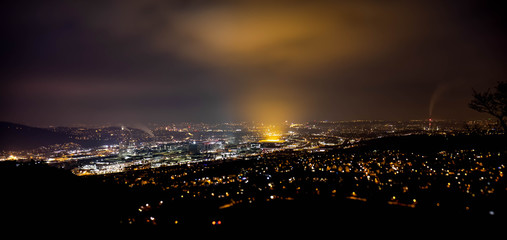 stuttgart , football stadium , night