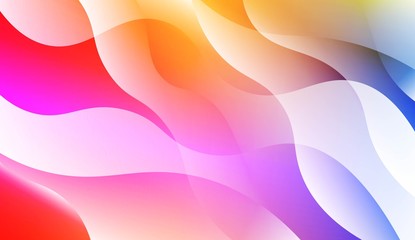 Modern Background With Wave Gradient Shape. For Your Design Wallpapers Presentation. Vector Illustration with Color Gradient.