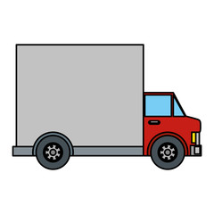 delivery service truck vehicle icon