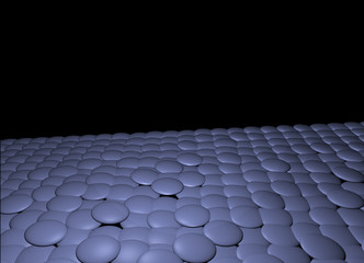 Fototapeta premium sphere elements texture floor on black background