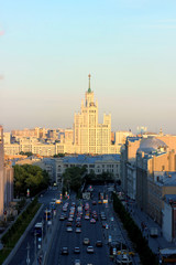 Fototapeta na wymiar View of city of Moscow, Russia