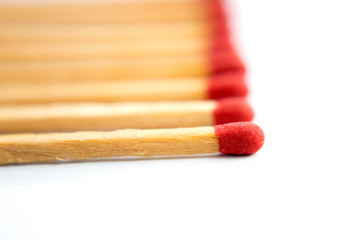 match isolated on white background