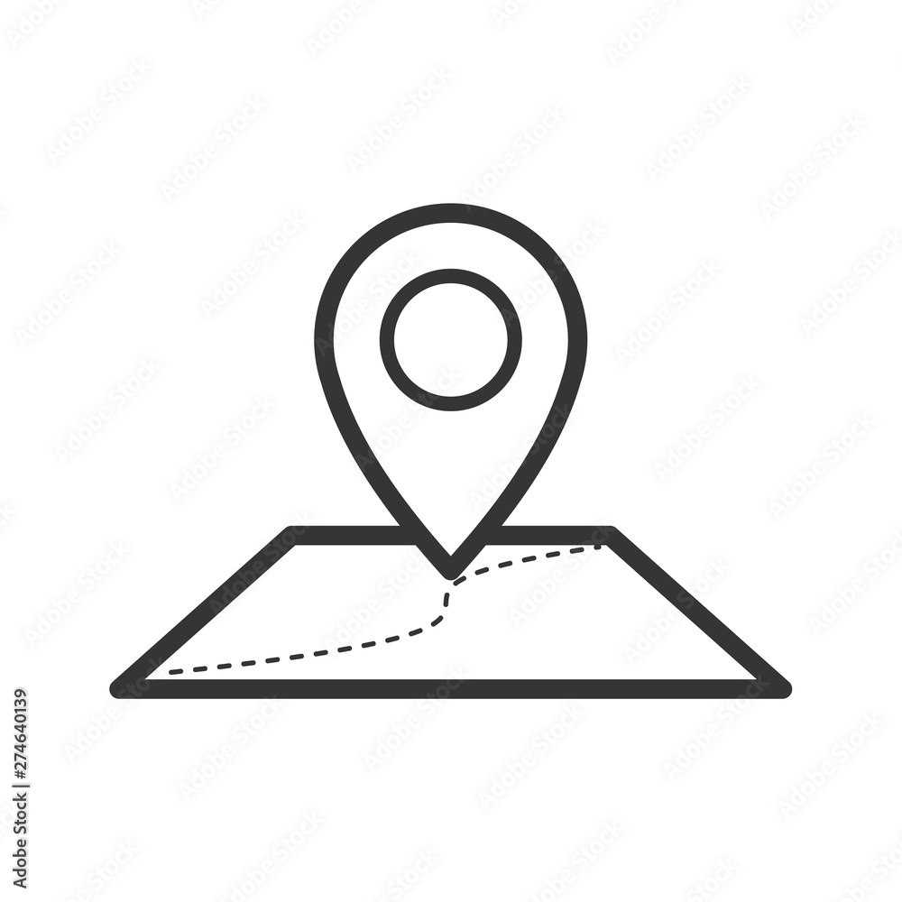 Poster Path route icon template black color editable. Path route symbol Flat vector sign isolated on white background. Simple logo vector illustration for graphic and web design.