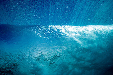 Surfer Underwater Abstract