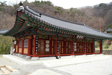 Obraz premium Jeonghyesa Buddhist Temple, South Korea