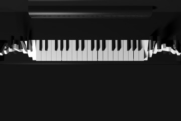 Beautiful piano keys