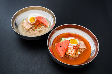冷麺　Seoul and Pyongyang cold noodles