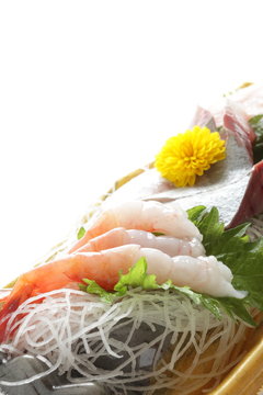 Freshness shrimp for Japanese gourmet sashimi image