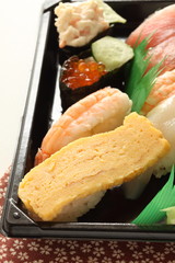 Japanese cuisine, freshness sushi 