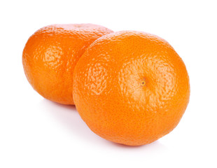 Orange fruit isolated on white background
