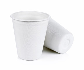 White Paper Cup close up