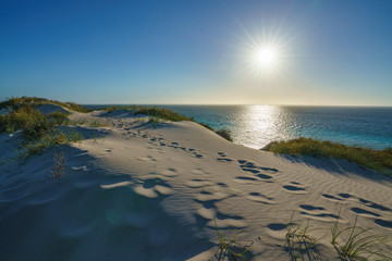 sand dunes in the sunset, bills bay, coral bay, western australia 2