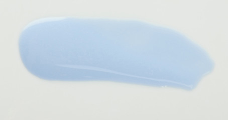 Light blue paint stroke