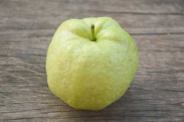 green guava on wood floor