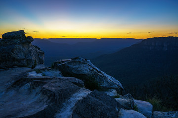 afterglow at lincolns rock, blue mountains, australia 4