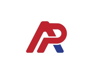 AP, PA, initial logotype creative template design