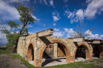 old abandoned building in mzcheta