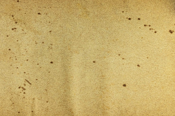texture background old stained paper ocher colored