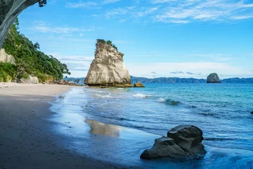 Fotobehang view from the cave at cathedral cove,coromandel,new zealand 37 © Christian B.