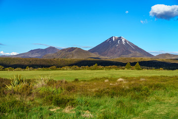 Naklejka premium cone volcano,mount ngauruhoe,tongariro,new zealand 18