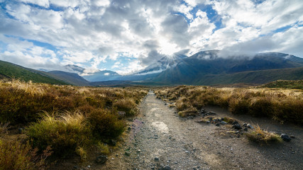 tongariro alpine crossing,cloudy, new zealand 7