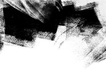 black white paint background texture with grunge brush strokes