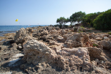 rock view of the coast 