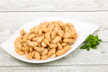 Baked white bean