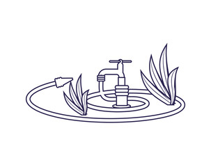 Isolated water tap and hose design