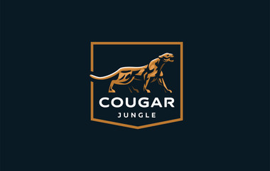 The image of a cougar or panther.