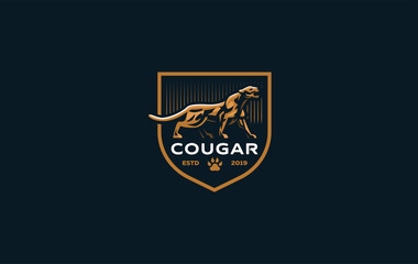 The image of a cougar or panther.