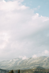 Sunny beaches and historical attractions. Panoramic views in Budva, Montenegro.