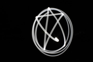 globe on black background