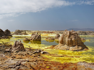 Dallol vulcano Danakil Dessert Etopia