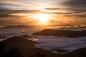 Mountains Sunrise Sunset