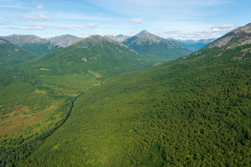 Viewing the Earth from the air, aerial photography, aerial pictures, Kamchatka Peninsula, volcanic landscape, Russian National Park, World Natural Heritage, Wild Nature