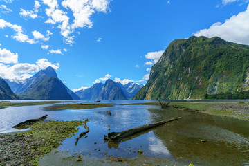 mountains in the clouds, milford sound, fiordland, new zealand 62