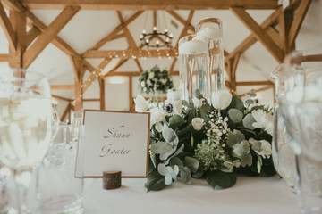 wedding table decoration
