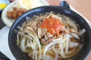 日本の美味しいスタミナラーメン