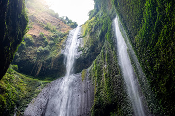 Fototapeta na wymiar Madakaripura waterfall East Java,IndonesiaIndonesia