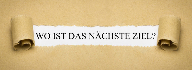 Wo ist das nächste Ziel?