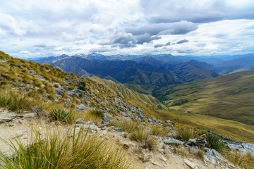 hiking the ben lomond track in the mountains at queenstown, otago, new zealand 23