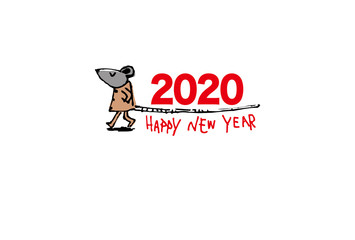 2020年賀状_子2