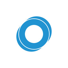 circle geometric simple logo vector