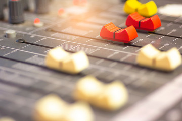  Volume Slide Professional Audio Mixer.