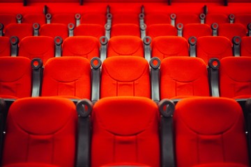 Naklejka premium Empty Cinema hall