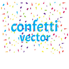 Background with many falling tiny confetti. Falling shiny golden confetti background