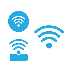 Wireless and wifi icons. Wireless Network Symbol wifi icon. Wireless and wifi vector